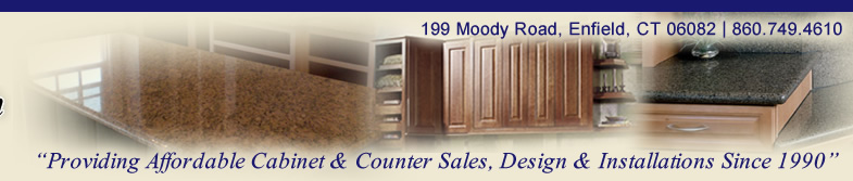 providing affordable cabinet & counter sales, design & installations since 1990 